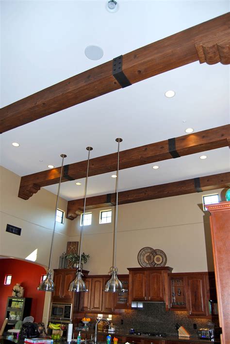 Faux Wood Beam Installation Houston The Best Picture Of Beam