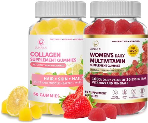 Amazon Paquete De Gomitas Multivitam Nicas De Col Geno Y Para