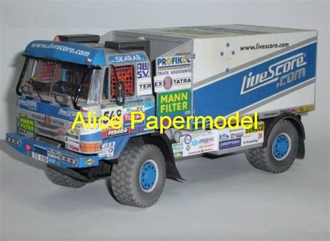 Купить Алиса papermodel] длиной 30 см 1:32 Татра 815 4 x 4 ралли Дакар ...