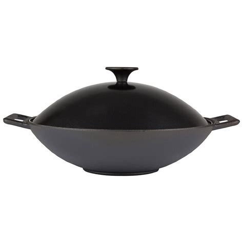 Сковорода Вок Биол чугунная со стеклянной крышкой 3 л 0526С купить с ...