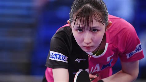 【動画】早田ひな Vs メシュレフ｜世界卓球2021ヒューストン 女子シングルス3回戦 スポーツナビ「テレ東卓球チャンネル」