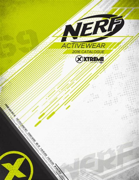 Nerf Activewear 2016 Catalogue PDF