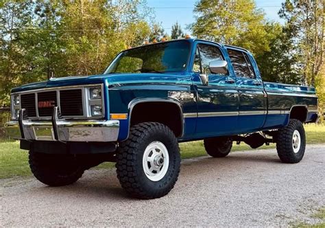 Classic Blue Chevy Pickup Truck