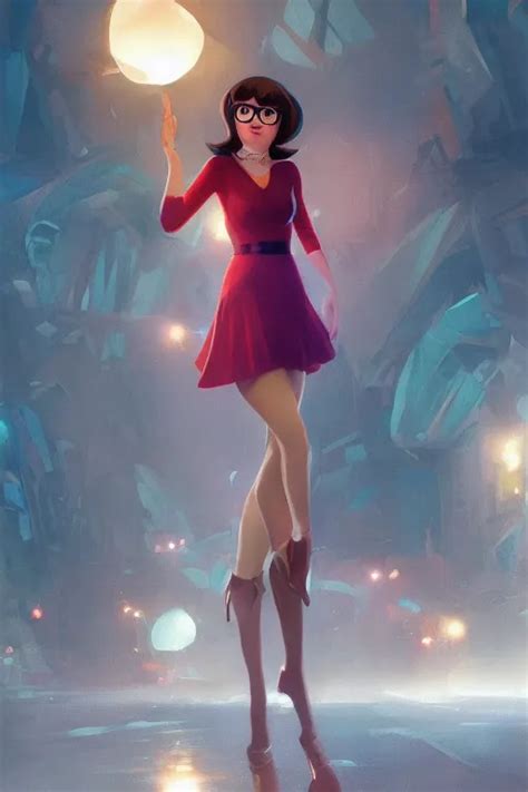 Velma From Scooby Doo Wearing A 70s Outfit Stable Diffusion Openart