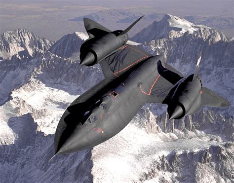 Black SR 71 Blackbird Supersonic Jet Image Free Stock Photo Public