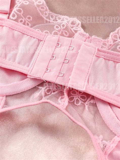 Women S Sexy Lingerie Lace Babydoll Bra Thong Set Sleepwear Underwear Nightwear Ebay