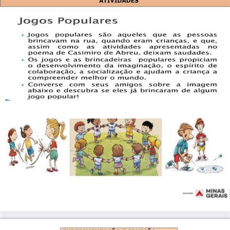 Jogos Populares na Educação Física Escolar jogos populares no brasil