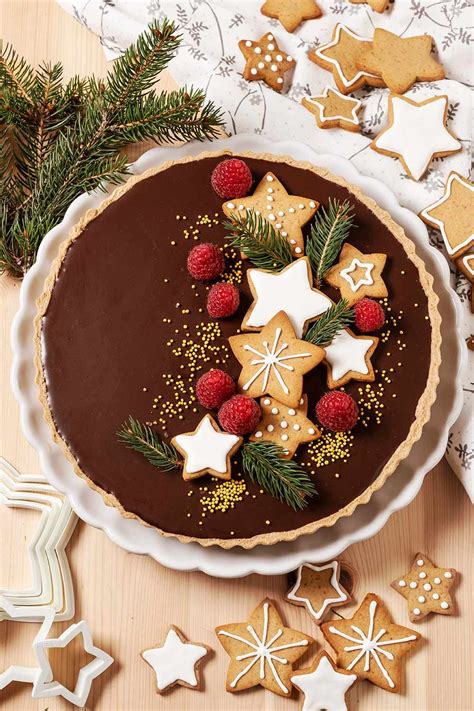 Tarta De Navidad De Jengibre Y Chocolate María Lunarillos Christmas