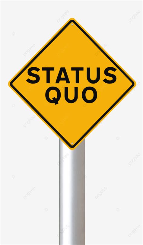 Status Quo Yellow State Current Isolated Png Transparent Image And