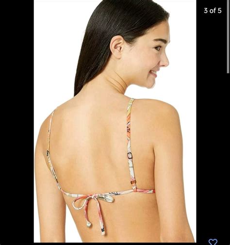 Billabong Tropic Luv Triangle Bikini Top Women S Fashion Swimwear Bikinis Swimsuits On