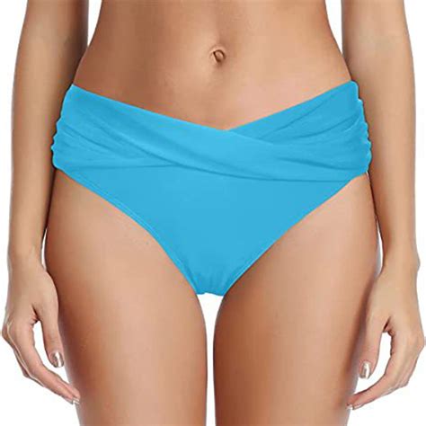 Homegardon Summer Clearance Women S Bikini Bottoms Full Coverage Swim