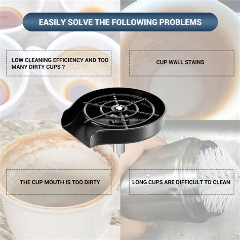 BOOMING Kitchen Sink Faucet - Efficient Glass Rinser