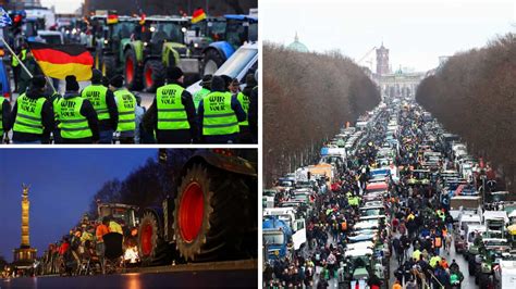 In Pics | Berlin brought to near standstill as tractors converge for ...