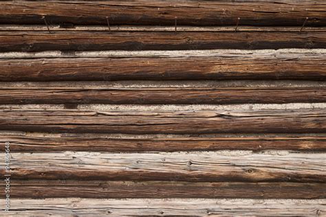 Old Log House Cabin Wood Texture Stock Photo Adobe Stock