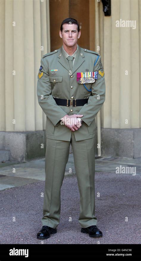 Corporal Benjamin Roberts Smith At Buckingham Palace London Following