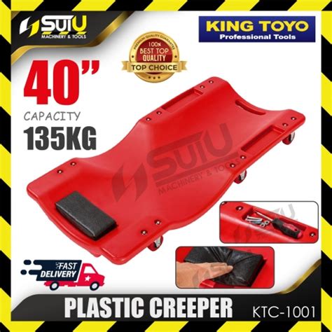 KING TOYO KTC-1001 / KTC1001 40" Mechanical Plastic Creeper With 6 ...