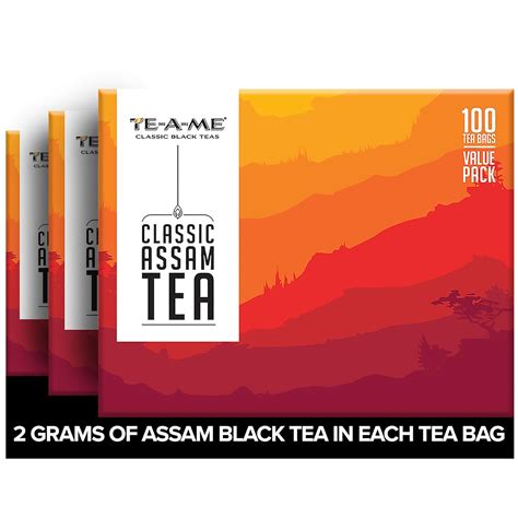 Te A Me Classic Assam Tea Bags 100 Pieces Tea Tea Bags Tea Bags 100 Pieces Assam Tea