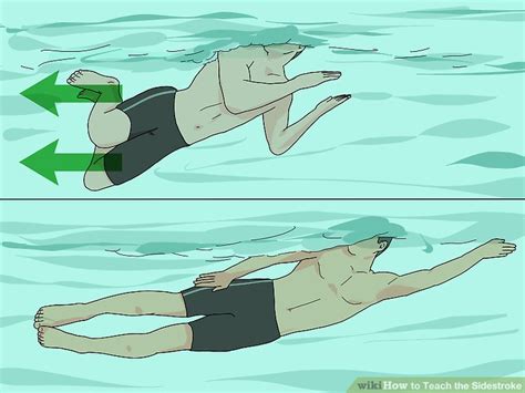 How To Teach The Sidestroke With Pictures Wikihow
