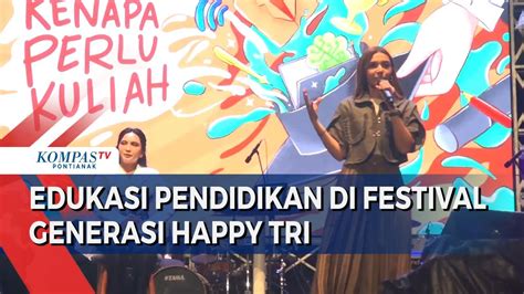 Najwa Shihab Hadiri Festival Generasi Happy Tri Yang Diisi Hiburan