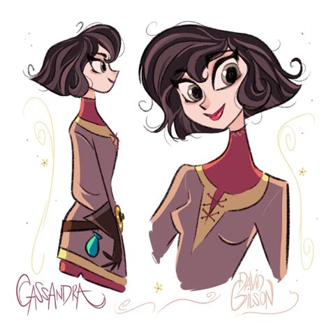 Fanart Of Cassandra In Upcoming Disney’s Tangled The Art Of David Gilson