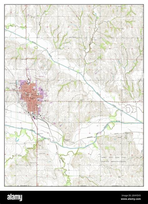 Falls City, Nebraska, map 1965, 1:24000, United States of America by ...