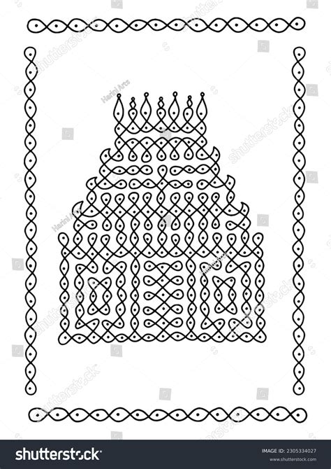 659 Kolam Border Images, Stock Photos, 3D objects, & Vectors | Shutterstock