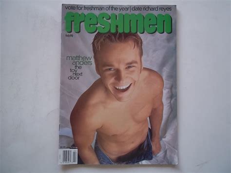 Freshmen February 1998 Gay Male Magazine Nude Photos Photographs Fred Goss Editor In Chief