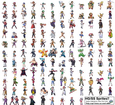 pokemon main character sprites pokemon character sprite sheet