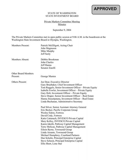 APPROVED - Washington State Investment Board