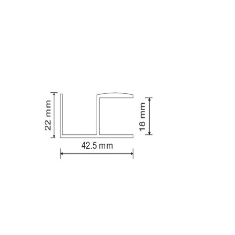 Profil Maner Din Aluminiu Pentru Dresing Emagro