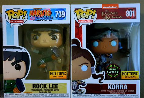 Korra Gitd Chase And Rock Lee From Hot Topic R Funkopop