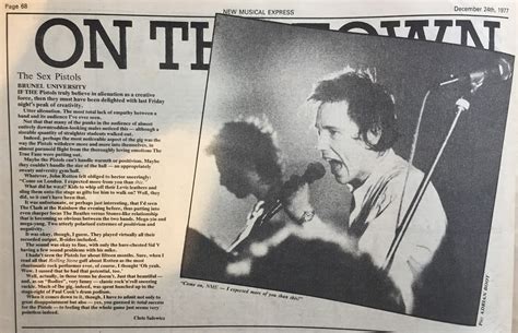 Bang The Drum All Day Memories Of Seeing The Sex Pistols And The Clash