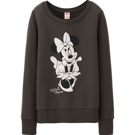 Uniqlo Gray Women Disney Project Sweat Long Sleeve Pullover Lyst