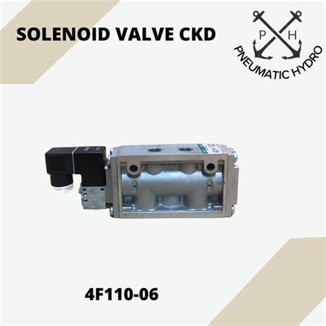 Jual Solenoid Valve 4F110 06 CKD Di Lapak Pneumatic Hydro Bukalapak