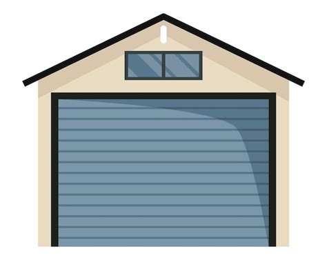 Garagedeur Pictogram Roll Cartoon Garage Voor Auto Huis Opslag Metalen