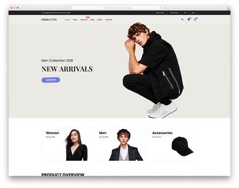 coza store   fashion store website template colorlib