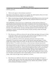 Analyzing Sex Differences In Cardiorespiratory Fitness And Body Course Hero