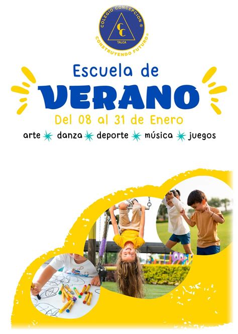 Escuela De Verano 2024 Desde El 08 Al 31 De Enero 2024 Colegio