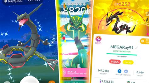 FIRST LOOK AT A MEGA RAYQUAZA RAID IN POKEMON GO Shiny Mega Rayquaza