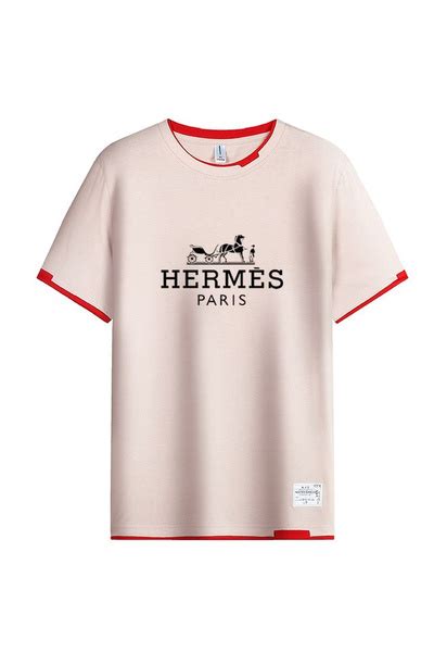 Футболка Hermes, размер 48, цвет светло-бежевый, 100% ХЛОПОК - купить ...