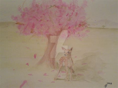 Fallow Fawn Under Cherry Tree By Mulleelsker On Deviantart