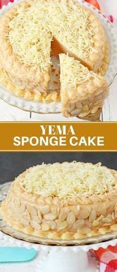 Yema Cake Made Of Fluffy Sponge Or Chiffon Cake With Yema Frosting