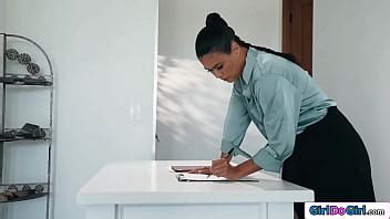 Busty Nicole Aria Shows Up At Her Former Boss Dana Vespoli To Get Disciplined The Mature Asian