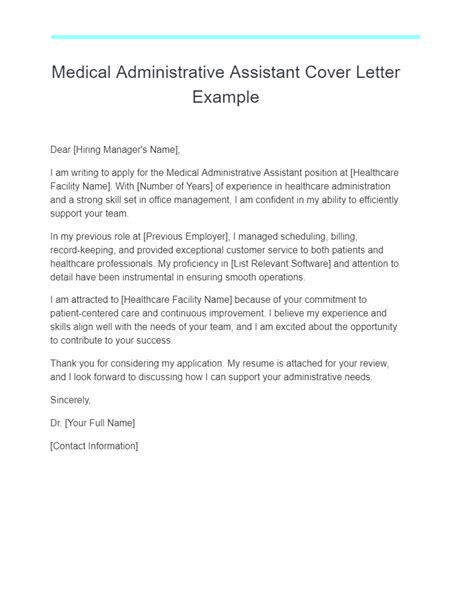 17 Medical Assistant Cover Letter Examples How To Write Tips Examples