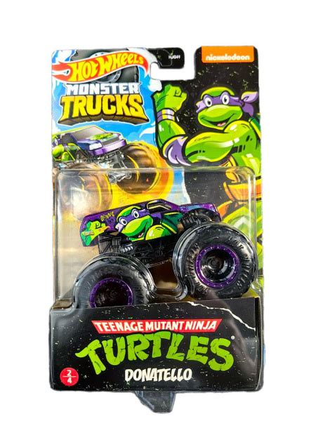 Машинка Хот Вилс Hot Wheels Turtles Monster Truck Donatello HKM22 купить с доставкой по