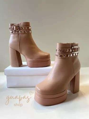 Botin Taco Nude Cuotas sin interés