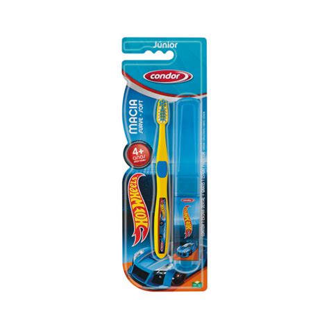 Escova Dental Condor Hot Wheels Jr EBC Atacado de Cosméticos