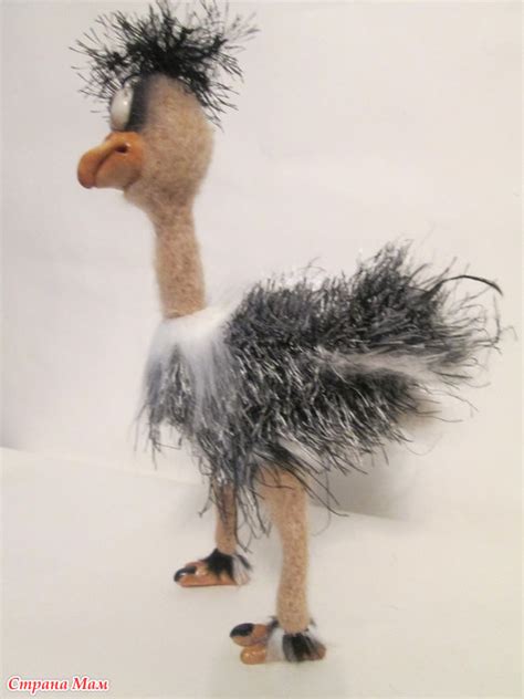 Страусенок в смешанной технике - Игрушки своими руками - Страна Мам
