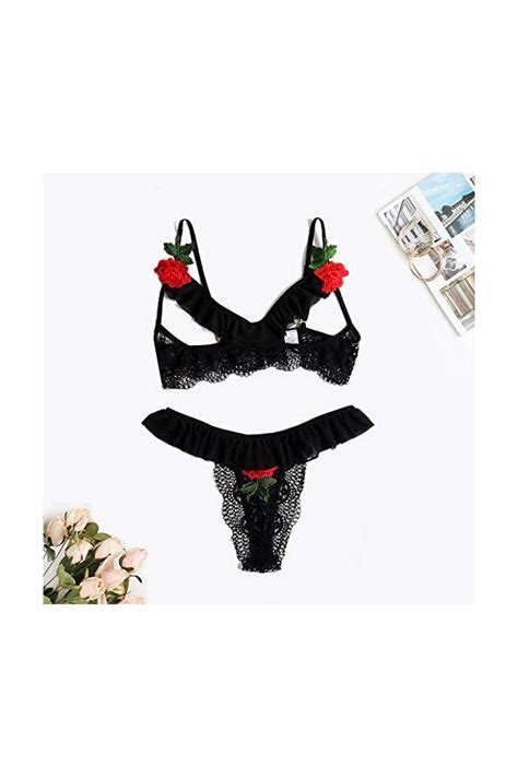 WhOpro Lingerie Jeux de Rôle Femme de ménage Sexy Pyjamas Sexy Brod