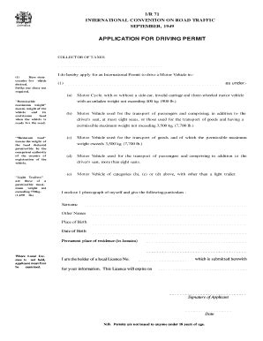 Application For Driving Permit Jamaicatax Fill And Sign Printable